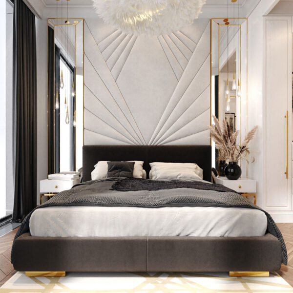Mid-Century Modern Wall Panel Bed